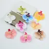 Filme Phalaenopsis Flor Pequena Alta Simulação Sentir Phalaenopsis Férias de Verão Processamento de Acessório de Cabeça DIY Chapéu de Formatura