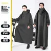Impermeable para Vehículo Eléctrico Espesado y Alargado para Adulto Coche de Batería Motocicleta Poncho con Mangas Impermeable de Cuerpo Completo para Montar