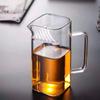 Taza de Cristal para Té con Asa, Taza para Té Verde, Taza Creciente Engrosada Resistente a Altas Temperaturas, Separador de Té Cuadrado con Filtro, Mar de Té