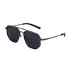 P29028 Gafas de Sol Polarizadas Poligonales Irregulares Elegantes Gafas de Sol de Moda para Hombre con Doble Puente para Exterior