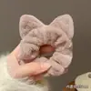 Ligas para el Cabello con Orejas de Gato de Felpa, Scrunchies Lindos, Bandas Elásticas Dulces para Cola de Caballo de Otoño e Invierno, Accesorios para el Cabello para Mujeres