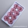 Rosa Inmortal Monocromática Yunnan 4-5cm Cabeza de Flor Clase B Hecha a Mano Flor de Bolsa Ramo de Flores Regalo