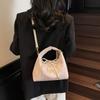 Bolso de Mano con Lazo Bolso de Mujer 2025 Nuevo Primavera Moda Coreana Bolso de Mano Versátil Hombro Cruzado Dumplings