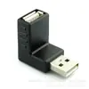 Adaptador USB 2.0 macho para fêmea adaptador macho para fêmea em ângulo reto de 90 graus extensão cotovelo USB adaptador de extensão