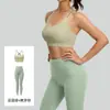 Juyitang Conjunto de Yoga de Seis Cordas Costas Bonitas Feminino Combinando Cores Respirável Alta Resistência À Prova de Choque Corrida Conjunto Esportivo