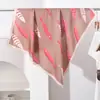 Elegante e de Alta Qualidade Roupa Externa Lenço de Seda Feminino 90cm Lenço Quadrado Grande Xale Versátil Lenço Novo para Primavera e Outono para Combinar com Camisas