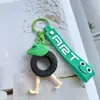 Colgante de Figura de Palo de Madera Transfronterizo, Versión Extranjera Viral del Llavero Shanhaijing, Figura Abstracta Peculiar, Encanto para Bolso Regalo