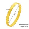 Pulsera de Acero de Titanio Joyería Europea y Americana Ins Lujo Accesible Normcore Transfronteriza Oro de 18K Acero Inoxidable Bambú Serpiente Pulsera para Mujer