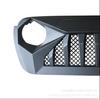 Parrilla Delantera Transfronteriza Adecuada para Modificación de Jeep Wrangler 18-23, Parrilla Delantera Gladiator Parrilla Jl Wrangler