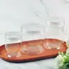 100 Tarro de Plástico Transparente Grueso para Alimentos Tarro PET Dulces Té Aromático Galletas Galletas Caja Empaque Sellado con Tapa