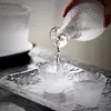 Juego de Cristalería para Cócteles Niebla de Rocío Helado, Decantador y Taza de Sake, Dispensador de Vino Estilo Japonés de Lujo Ligero, Copas de Vino Pequeñas, Copas de Vino Blanco