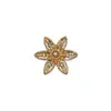 Broche Floral de Perlas con Diamantes Completos Inspirado en Chanel Estilo Francés, Broche de Diseño Lujoso, Accesorio de Traje de Gama Alta para Mujeres