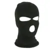 Gorro de punto de tres agujeros en colores caramelo para otoño e invierno, gorro de lana con protección para el cuello, mascarilla facial a prueba de viento para ciclismo al aire libre