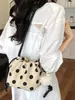 Bolso de Cubo de Lunares Transfronterizo Nuevo de Verano, Bolso de Tela Estilo Coreano, Bolso de Mano para el Trabajo, Bolso Cruzado Casual para Teléfono