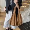 Bolso de Hombro de Gran Capacidad Moda Europea y Americana para Mujer, Bolso de Mano Casual Relajado, Bolso de Axila Plegado con Estampado de Leopardo de Moda