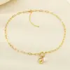 Cadena de clips de papel creativa personalizada multiestilo corazón hueco incrustado de diamantes collar de acero de titanio madre levantando alto día de la madre