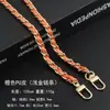 Cadena para Bolsa de Suministro de Puesto pu Usando Bolso de Cuero Correa de Hombro Cadena de Metal para Bolso Cadena Ósea de Serpiente Color Cadena para Bolso de Mujer