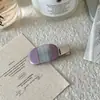 Grampo de Acetato Estilo Coreano Clássico Oval Bico de Pato Engrossado Franja Cabelo Lateral Presilha Moda Simples Acessório de Cabelo Presilha Lateral