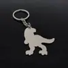 Chaveiro de Metal de Dinossauro Desenho Animado Jurássico Ficção Científica Pequeno Dinossauro Zoológico Presente Promocional