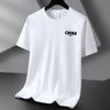 Playera de Algodón Puro de 220g de Peso Pesado para Hombre y Mujer, Casual y Versátil para Estudiantes, Manga Corta, Ropa de Pareja, Camiseta Básica de Manga Corta