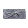 Diadema elástica cruzada de una sola capa europea y americana, unisex, adecuada para yoga y deportes, absorbente de sudor, elegante y versátil