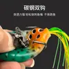 Sapo de Veneno Rã Isca Flutuante Simulação Macia Isca Artificial para Pesca Selvagem Peixe-Cobra Matador Especial Lure Isca Artificial Atacado