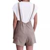Overol de Verano Transfronterizo de Ebay con Bolsillos, Cintura Alta Mezcla de Algodón Casual Versátil Moda Patchwork Shorts