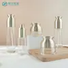 Cosméticos Listos para Usar Botella de Set de 120 ml con Tapa de Rosca Redonda Recta Botella de Loción de Vidrio Botella de Crema de Boca Ancha de 50 g Botella para Subenvasado