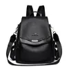 Mochila Feminina de Viagem Pequena Mochila Outdoor Viagem 2025 Nova Grande Capacidade Couro Macio Casual Mais Fácil de Combinar Bolsa de Estudante