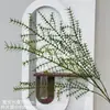 Hierba de coral artificial, hierba dorada, con follaje denso y esponjoso, plantas verde dopamina, espigas de arroz temáticas de otoño y hojas decorativas para bodas
