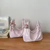 Bolsa de Ombro Estilo Vintage Transfronteiriça 2026, Grande Capacidade, Elegante para o Dia a Dia, Bolsa Dumpling Maillard, Bolsa de Ombro