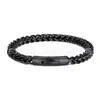 Pulseira de aço inoxidável 6MM corrente osso de dragão cinza vintage pulseira de motocicleta masculina acessórios de moda joias de aço titânio atacado