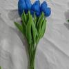 Decoración de boda de tulipanes de PU sensación hidratante Decoración para el hogar de tulipanes