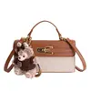 Bolsas de Design de Nicho Estilo Francês para Mulheres 2026 Nova Cor Color-Blocking Versátil Bolsa Transversal Fashionable Super Popular Pequena Bolsa de Mão Quadrada