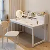 Tocador y Escritorio Integrados Habitación Moderna Minimalista Mesa de Maquillaje y Estantería Dos en Uno Nuevo Modelo 2026 Estilo Sencillo para Niñas