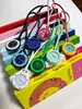 Pingente Popular de Colaboração Transfronteiriça, Moda Versátil Casual Luxo Leve Silicone de Alta Qualidade Relógio de Bolso Octogonal para Homens e Mulheres Atacado