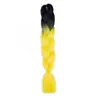 Trenzas Grandes de Fibra Sintética de Comercio Exterior, Trenzas de Colores, Peluca, Cabello para Trenzas Jumbo, Rastas Africanas, Cabello para Crochet