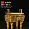 Fábrica atacado Double Dragon Ding latão cobre Ding queimador de incenso decoração para casa sala de estar varanda decorativo metal artesanato