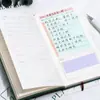 Planejador Diário, Livro de Agenda para Check-In de Autodisciplina, Portátil, Gerenciamento de Tempo Simples, Caderno Pequeno Retangular A6, Durável