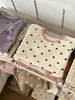 Conjunto de ropa de casa de otoño e invierno para niños Ningli, top y pantalones de otoño, ropa interior térmica de dibujos animados de mezcla de lana de grado A para niñas