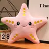 Almohada de Estrella de Mar de Dibujos Animados, Peluche Pequeño de Estrella Colorida, Adorno Colgante Pequeño, Muñeco, Accesorio para Fotos