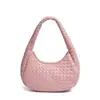 Bolsa de Diseño Exclusivo de Fábrica Xia Xia Nueva Bolsa de Axila para Mujer Bolso de Mano Tejido Personalizado Estilo Dumpling Europeo y Americano