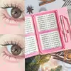 Popular en el comercio exterior: Set de pegamento denso para pestañas inferiores estilo cat-eye, natural y realista, con un look de maquillaje natural, pestañas postizas transfronterizas
