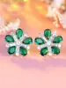 Pendientes de Flor de Gota de Agua de Gama Alta Transfronterizos de Amazon Nicho Dulce Moda Dopamina Temperamento Versátil Modelo Más Vendido