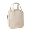 Nova Bolsa de Maquiagem Portátil com Grande Capacidade, Bolsa de Armazenamento de Cosméticos em Couro PU Amigável para Viagem, Disponível no Atacado a Partir de Uma Peça