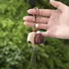 Kit de Materiales para Llavero DIY de Cáscara de Fruta y Montaña Salvaje Estilo Bosque Natural, Materiales para Colgante de Borla Vintage Hecho a Mano