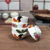 Mini Caneca de Cerâmica Galo para Histórias de Bolso Caneca de Frango Louça Retrô Miniatura de Cozinha Modelo de Brinquedo para Brincar de Comida
