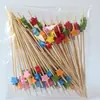 Pinchos de Fruta Desechables con Forma de Corazón, Flor de Ciruelo y Estrella de Cinco Puntas 100 Piezas/Paquete Fabricante Tenedores de Fruta Creativos Palillos de Bambú Amazon
