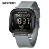 Reloj de Senderismo Sanda para Jóvenes de Secundaria y Preparatoria, Reloj de Pulsera Multifuncional con Repetición, Reloj Electrónico Deportivo Impermeable con Alarma