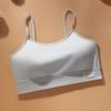 Ropa interior para niñas, chaleco de desarrollo infantil, sujetador para pupilas con almohadilla para el pecho, top de tubo transpirable con pecho envolvente para niñas de talla mediana y grande.